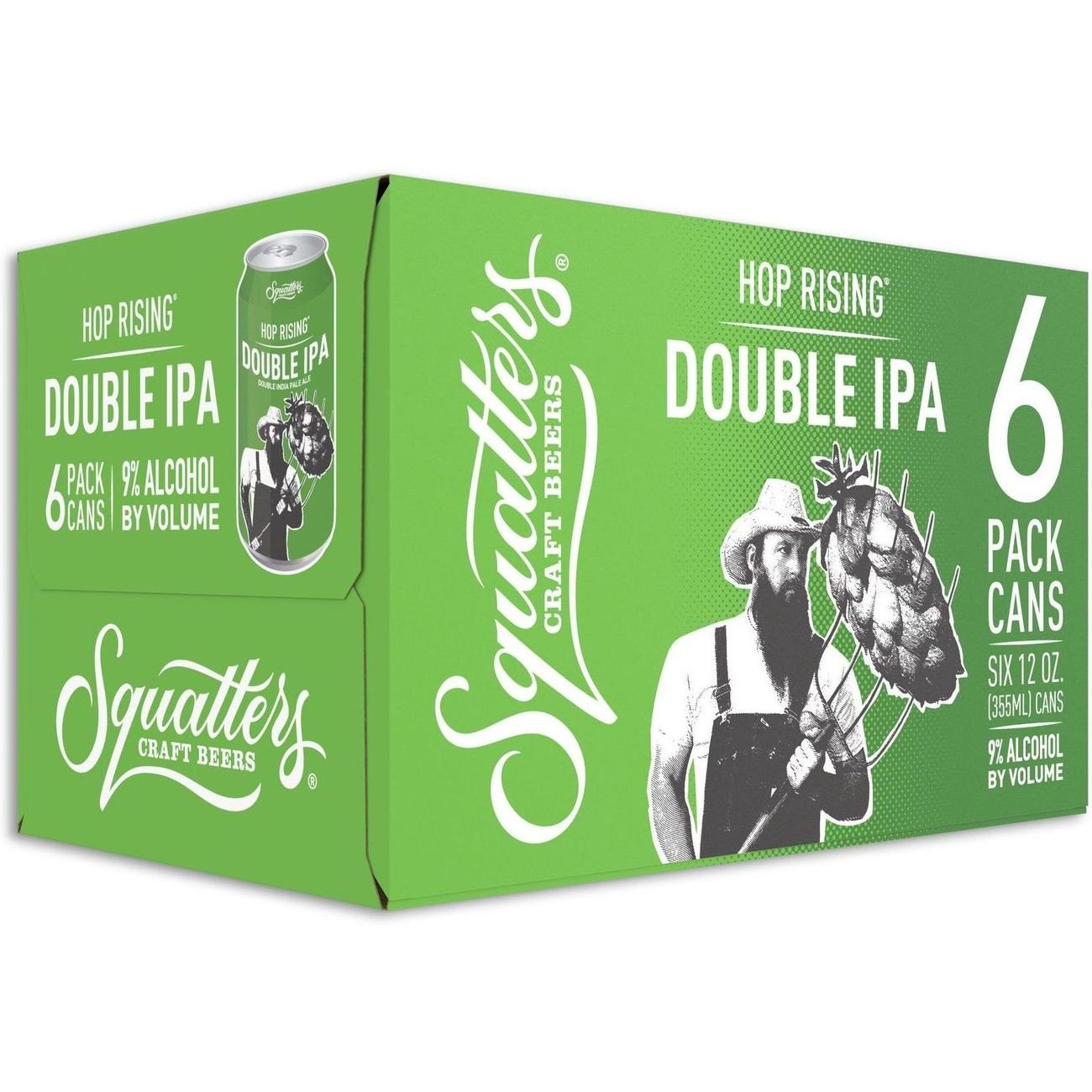 Squatters Hop Rising Double IPA Craft Beer 6 pk Cans - Shop Beer at H-E-B