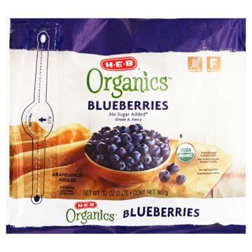 H-E-B Organics Frozen Blueberries, 32 oz
