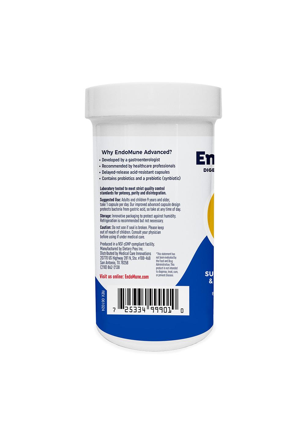 EndoMune Daily Advanced Probiotic Capsules; image 2 of 4