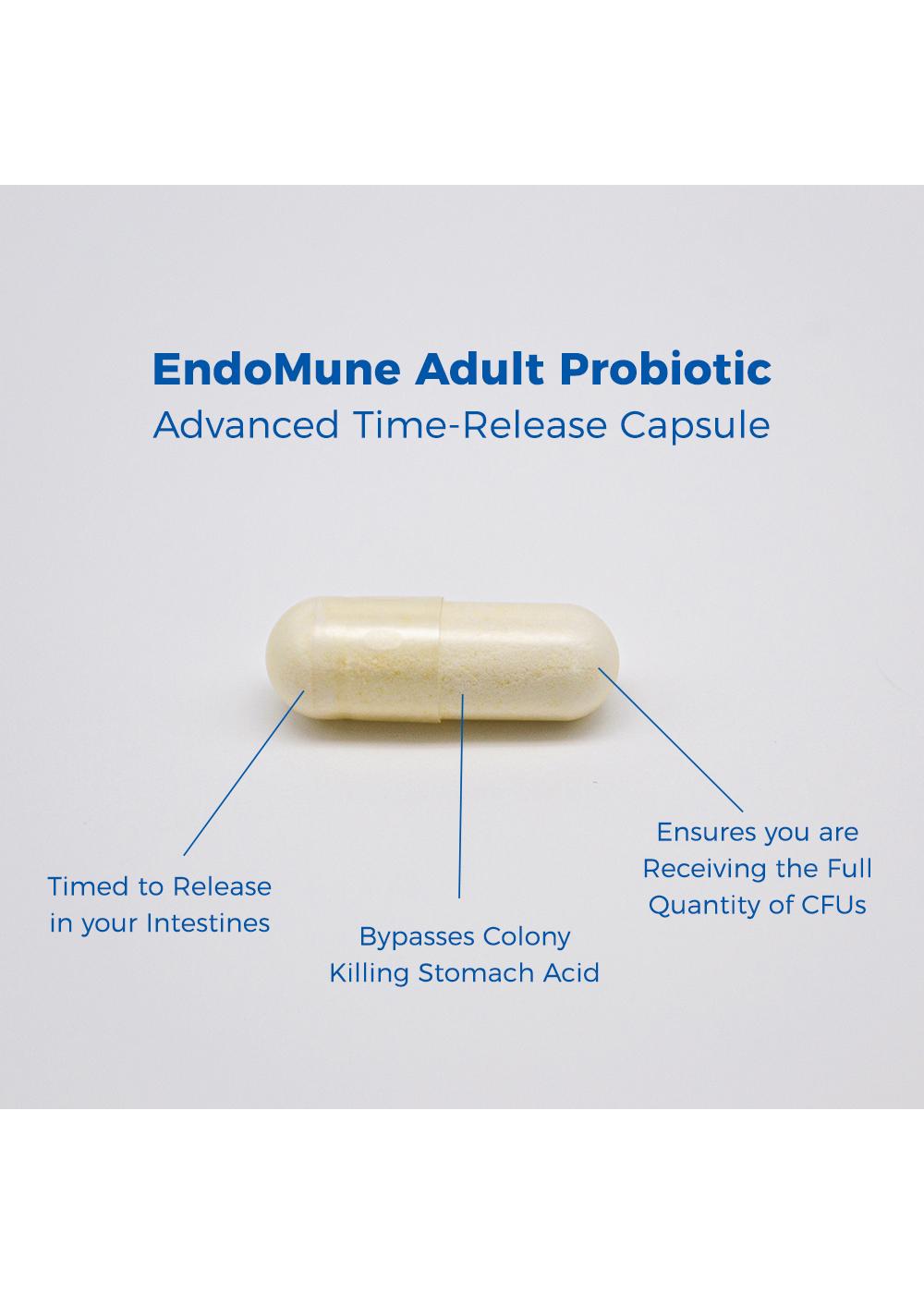 EndoMune Daily Advanced Probiotic Capsules; image 4 of 4