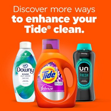 Tide Ultra Febreze Liquid Laundry Detergent, 52 Loads, Spring & Renewal Scent
