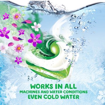 Gain Flings Liquid Washing Detergent Pacs - Moonlight Breeze Scent