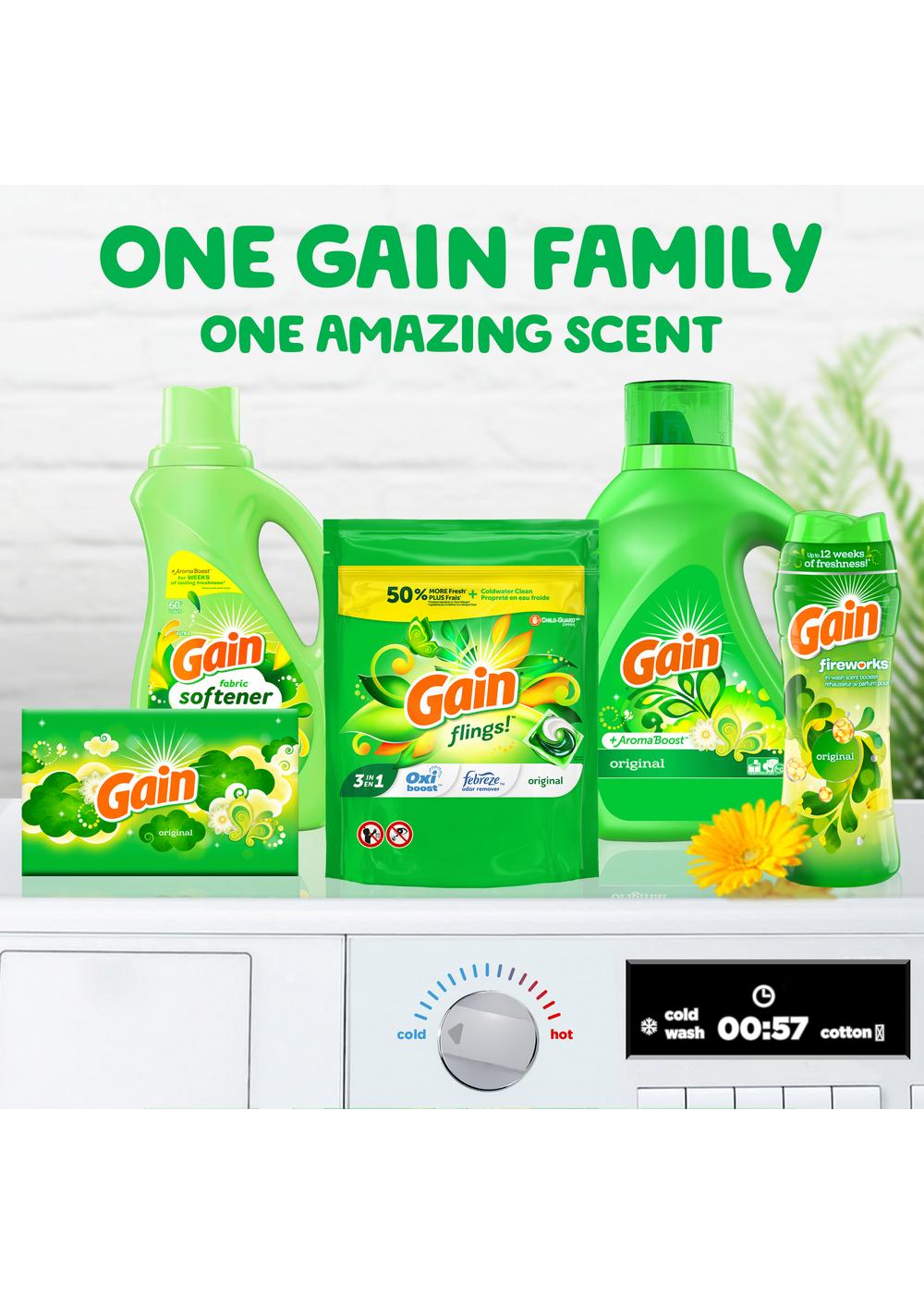 Gain Flings! Original Scent HE Laundry Detergent Pacs; image 7 of 9