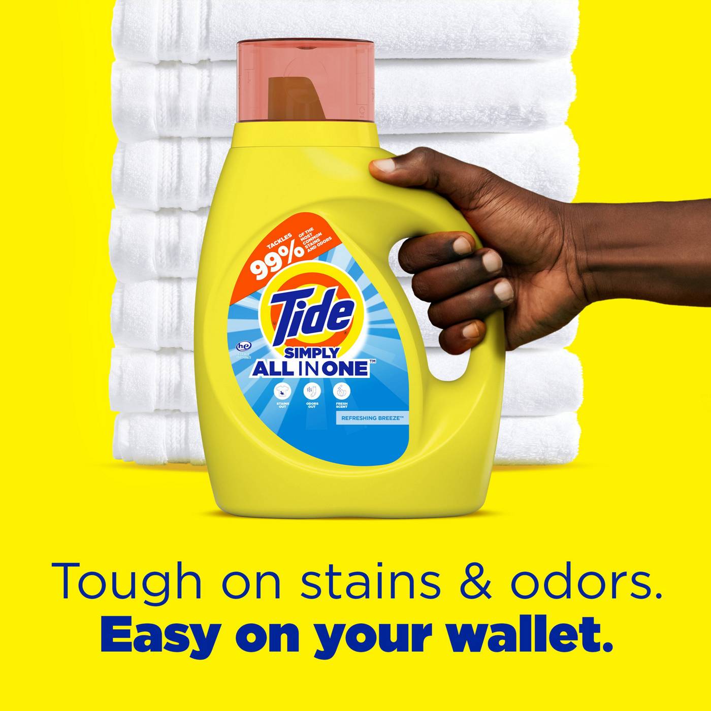 Tide Simply Clean & Fresh HE Liquid Laundry Detergent, 64 Loads - Refreshing Breeze; image 9 of 15