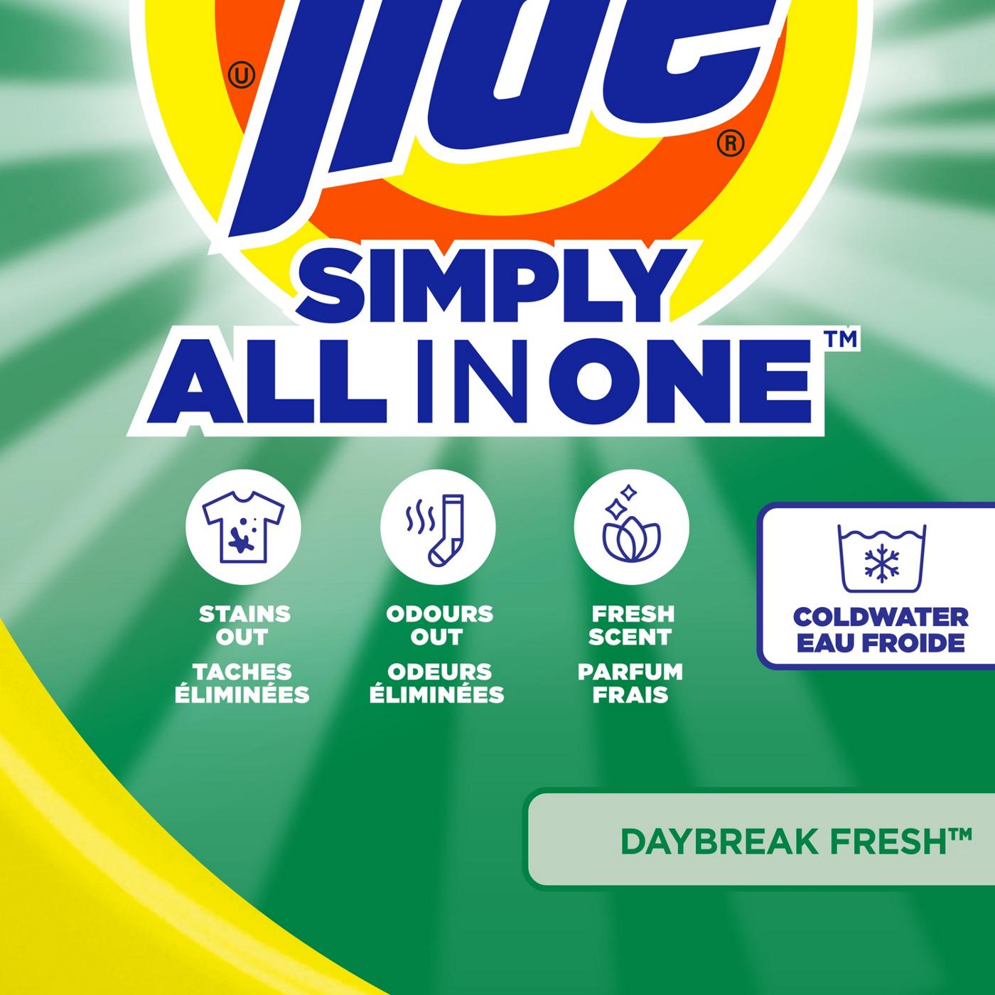 Tide Simply Clean & Fresh HE Liquid Laundry Detergent, 64 Loads - Daybreak Fresh; image 3 of 10