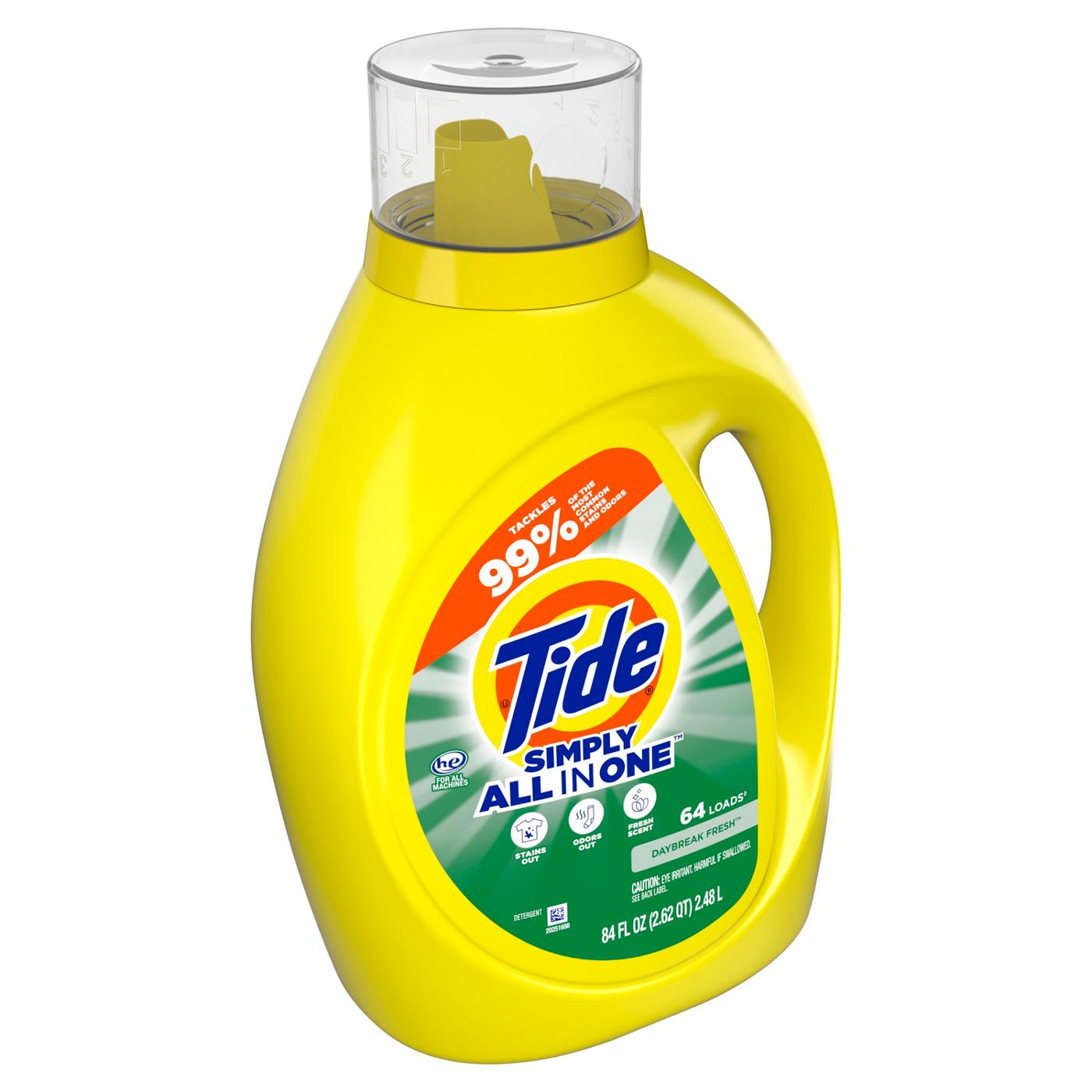 Tide Simply Clean & Fresh HE Liquid Laundry Detergent, 64 Loads - Daybreak Fresh; image 10 of 10