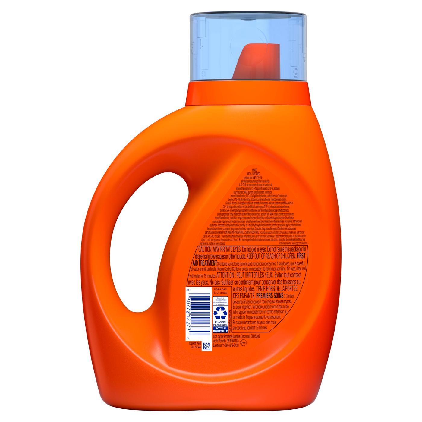 Tide + Downy HE Turbo Clean Liquid Laundry Detergent, 29 Loads - April Fresh; image 4 of 12