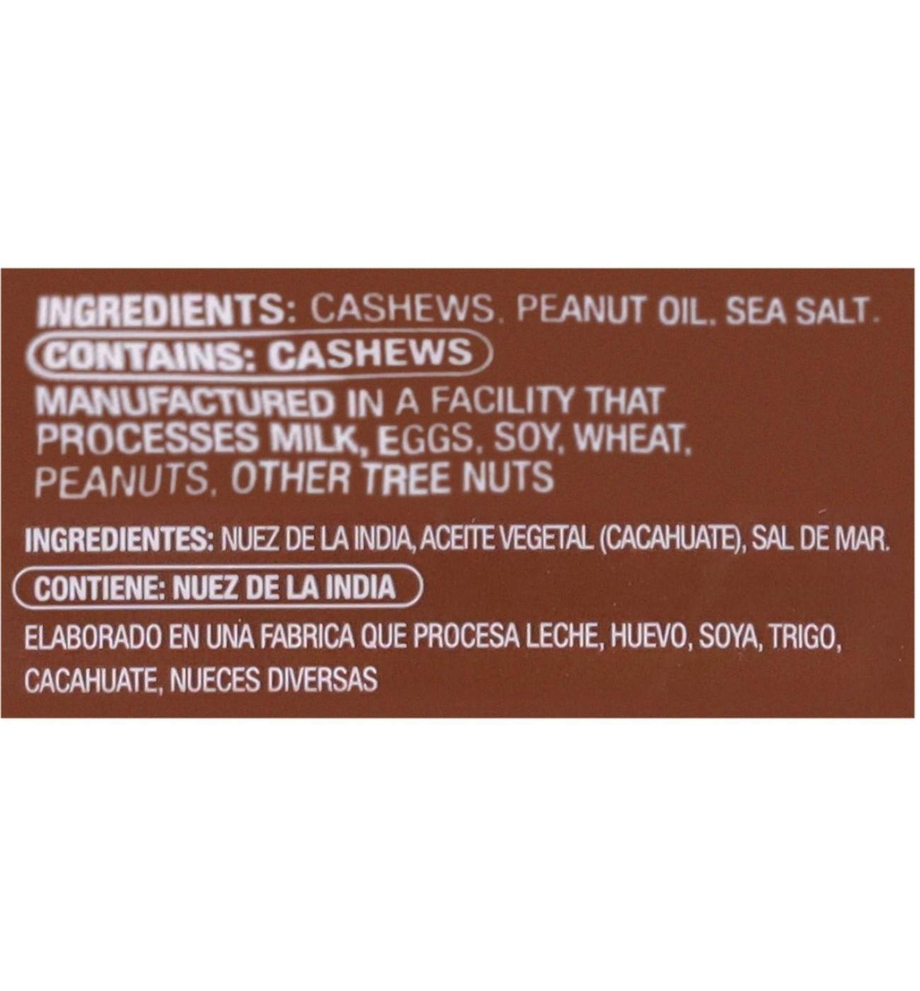 H-E-B Cashew Grande Whole Roasted Cashews with Sea Salt; image 2 of 5