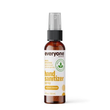Everyone Coconut + Lemon Hand Sanitizer Spray, 2 oz