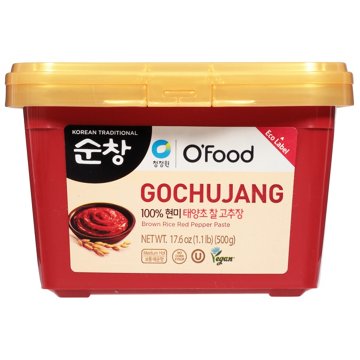 O'Food Gochujang Brown Rice Red Pepper Paste, 17.6 oz