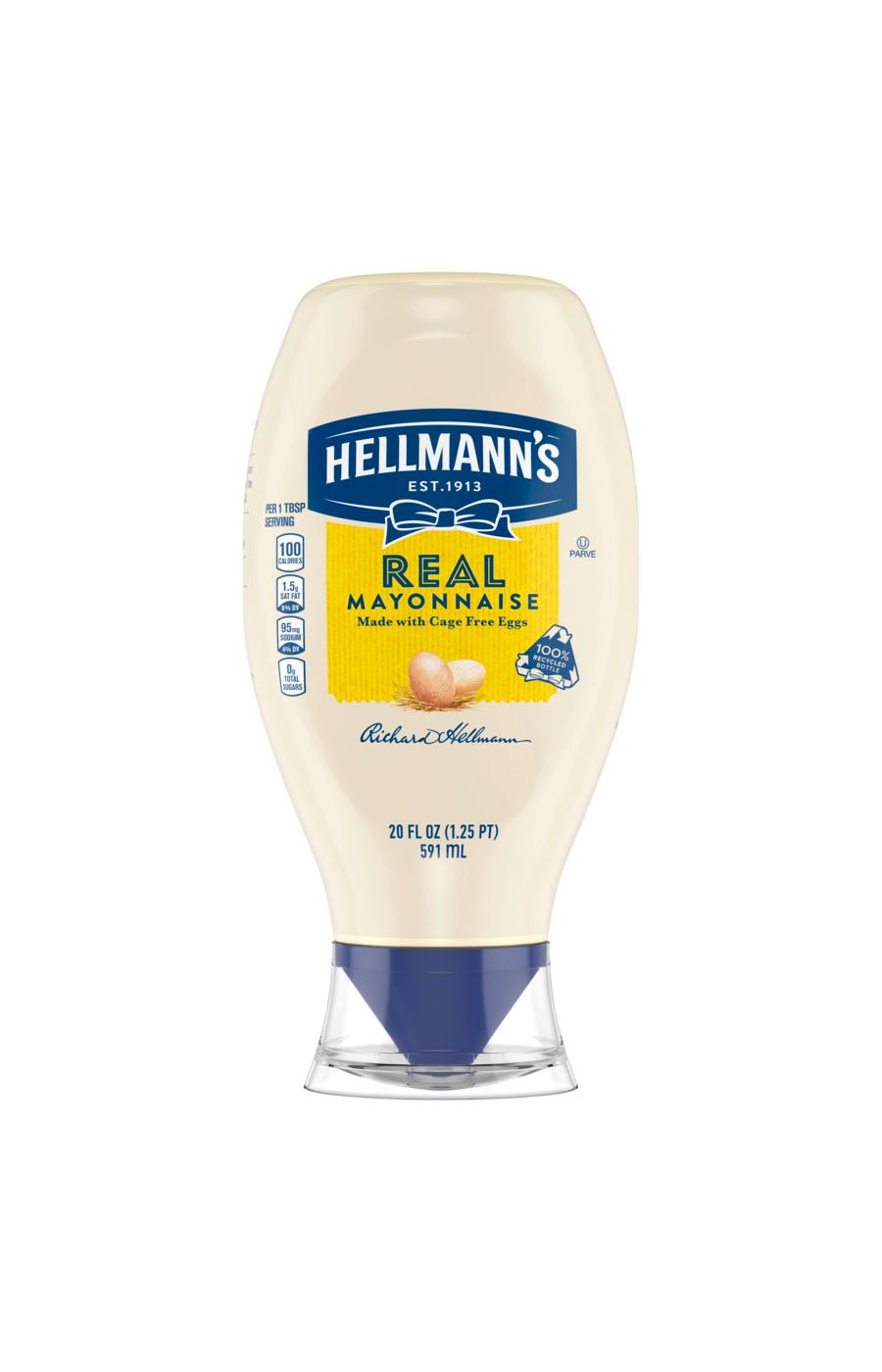 Hellmann's Real Mayonnaise Real Mayo Squeeze Bottle; image 1 of 4