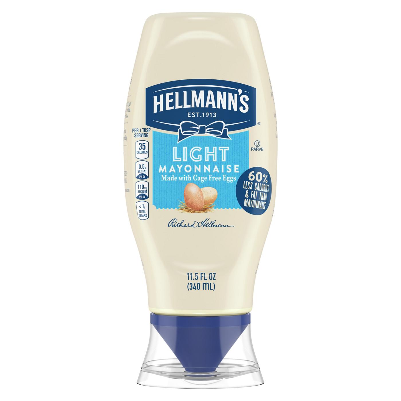 Hellmann's Squeeze Light Mayonnaise; image 1 of 7