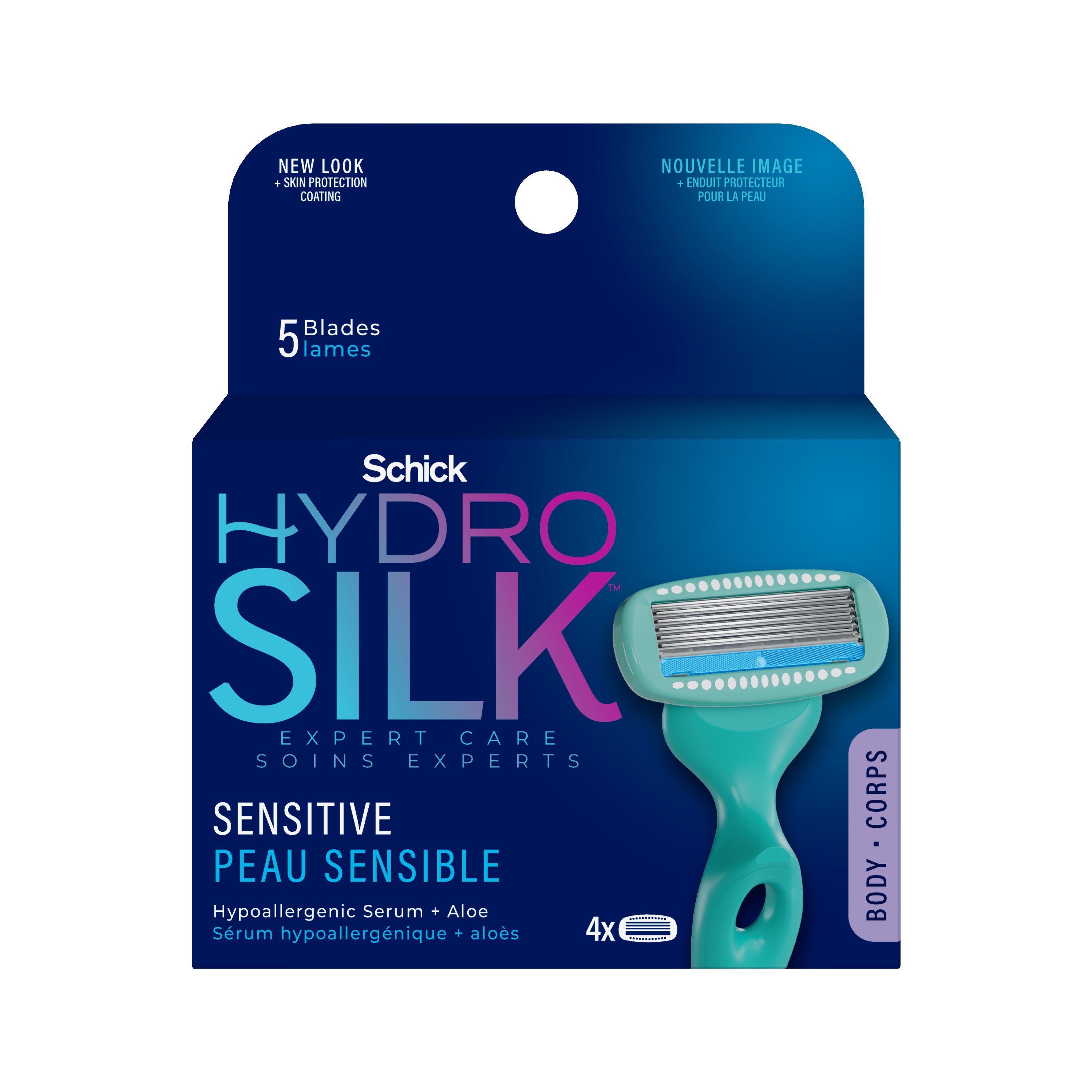 Schick Hydro Silk Sensitive Care Razor Blade Refills - Shop Razors ...