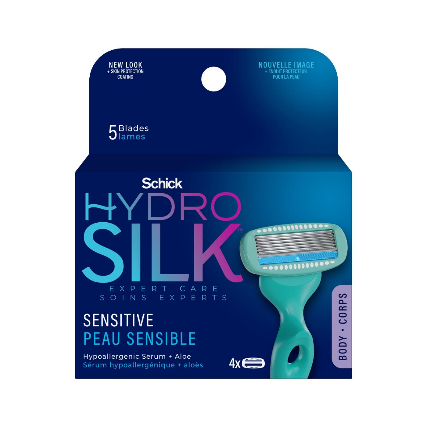 Schick Hydro Silk Sensitive Care Razor Blade Refills; image 1 of 8