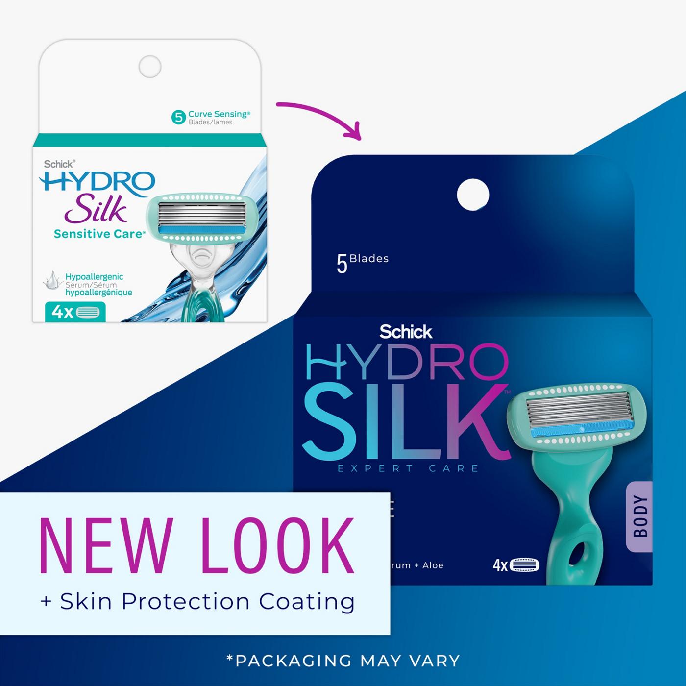 Schick Hydro Silk Sensitive Care Razor Blade Refills; image 5 of 8