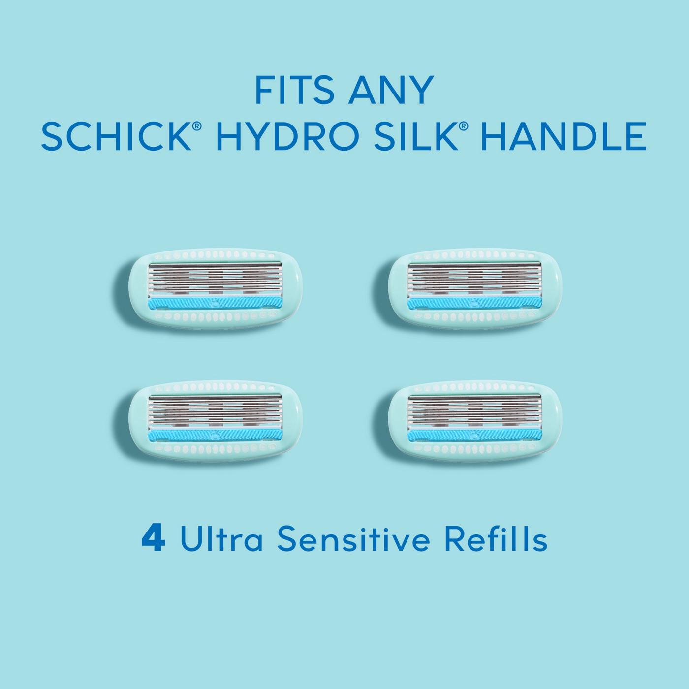 Schick Hydro Silk Ultra Sensitive 5-Blade Razor Refills; image 5 of 8