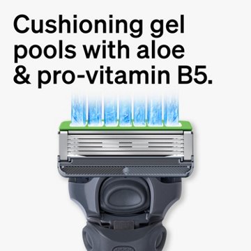 Schick Hydro Sensitive Men's 5 Blade Razor Refills, 6 ct