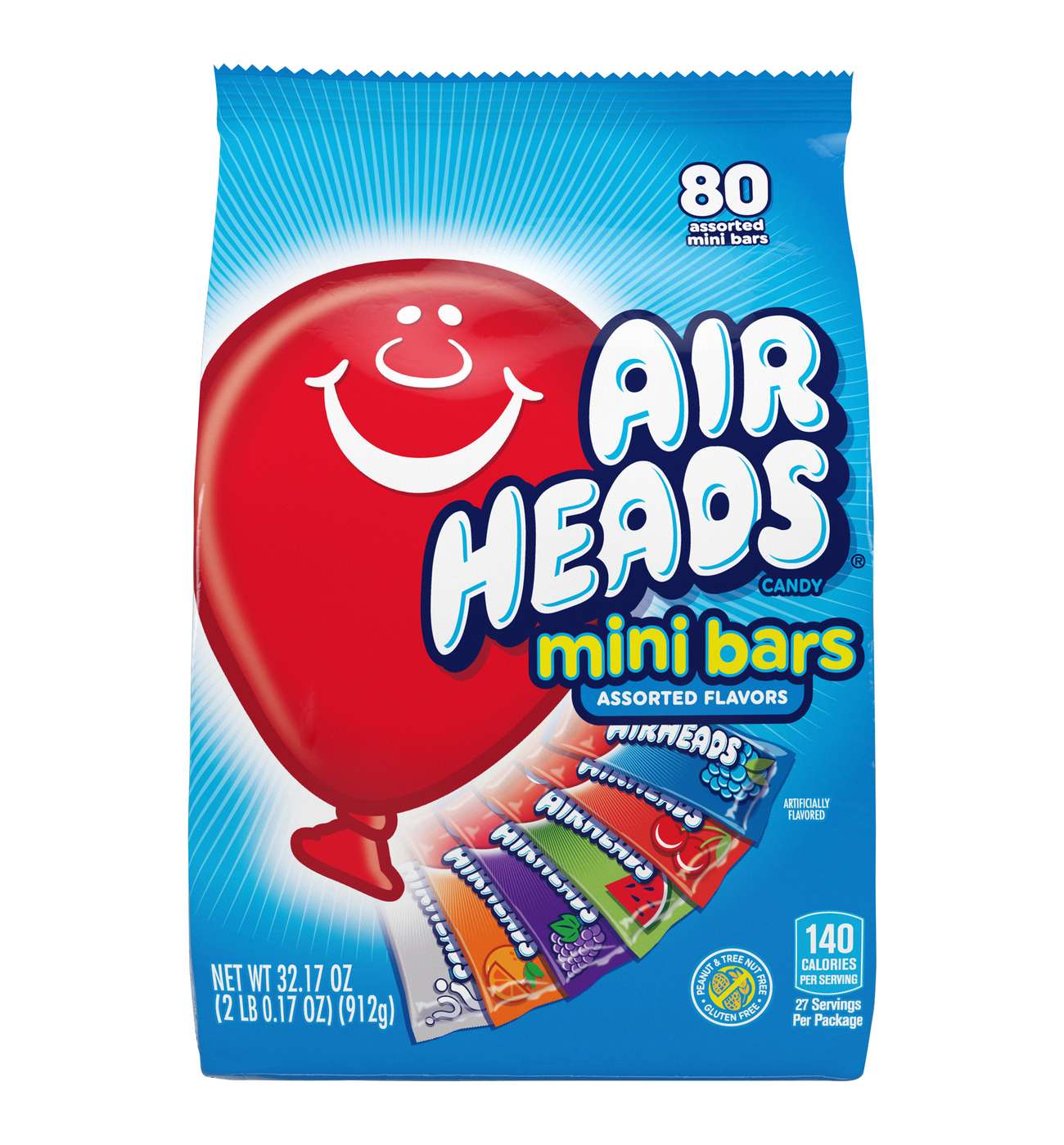 Airheads Assorted Flavors Mini Bars Candy; image 1 of 2