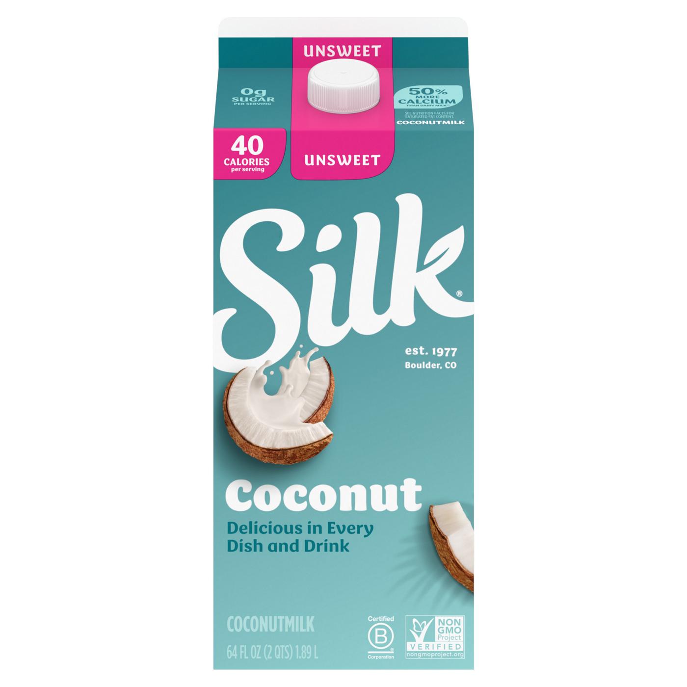 Silk Unsweetened Coconut Milk; image 1 of 2