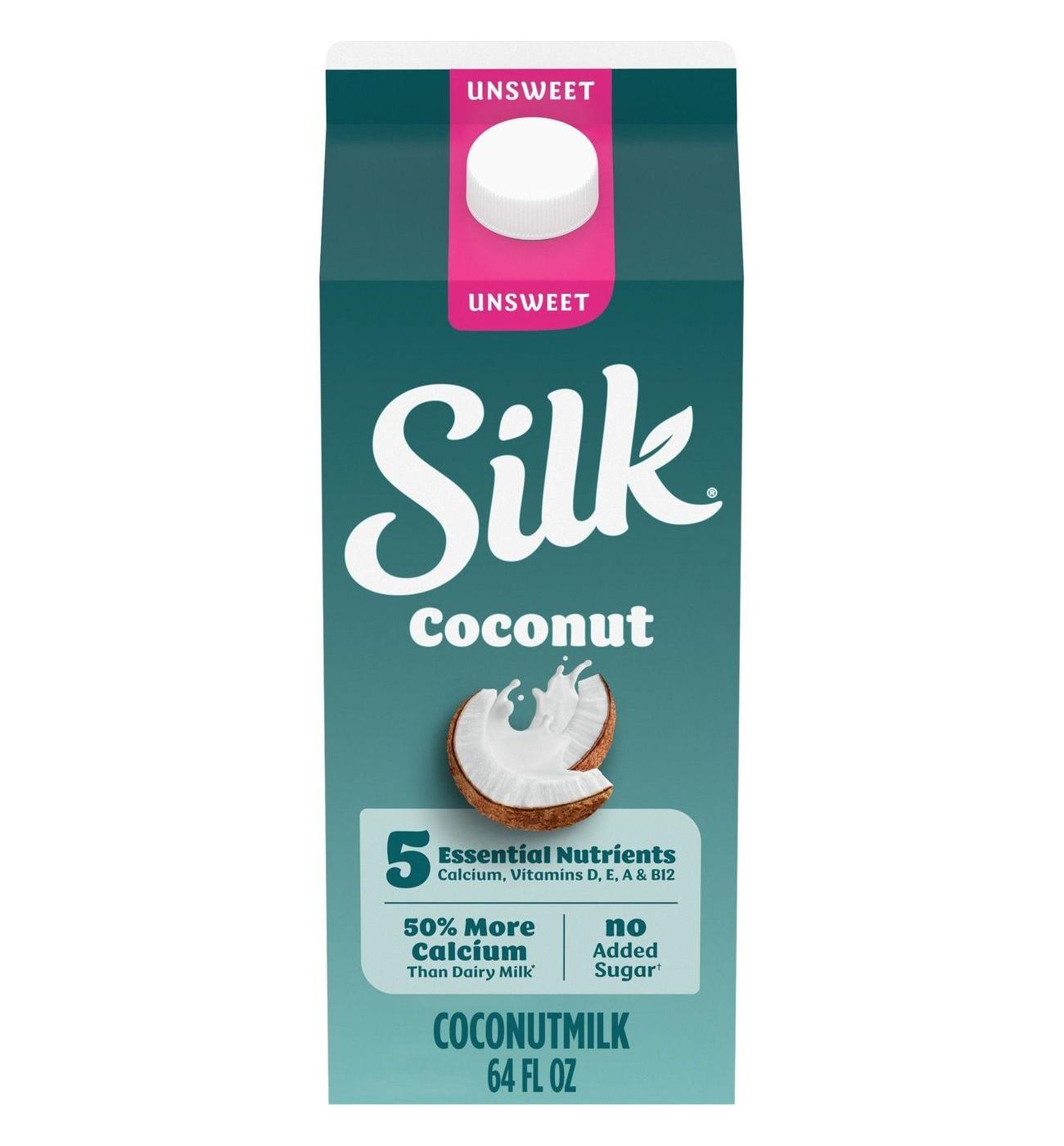 Silk Unsweetened Coconut Milk; image 1 of 10