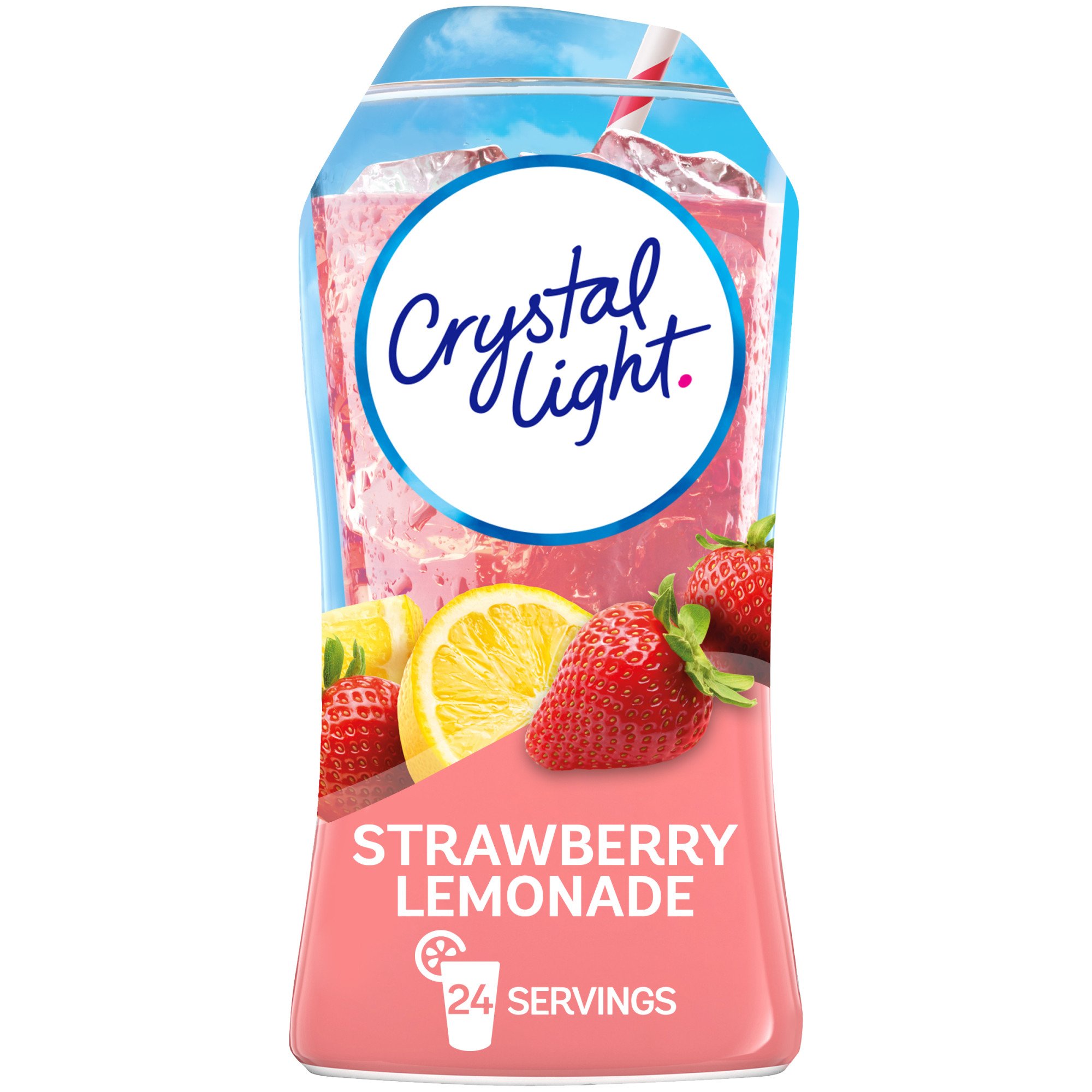 Crystal Light Liquid Strawberry Lemonade Drink Mix Shop Mixes And Flavor Enhancers At H E B 3384