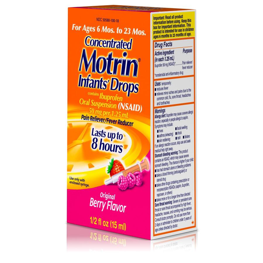 Infant's Motrin Concentrated Drops; image 2 of 7