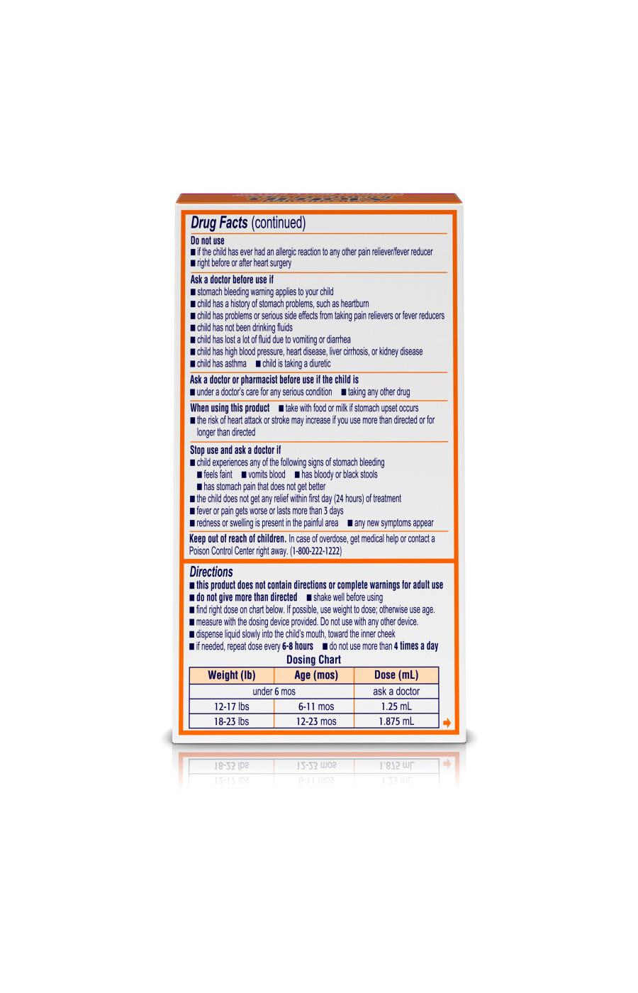 Infant's Motrin Concentrated Drops Shop Pain Relievers at HEB