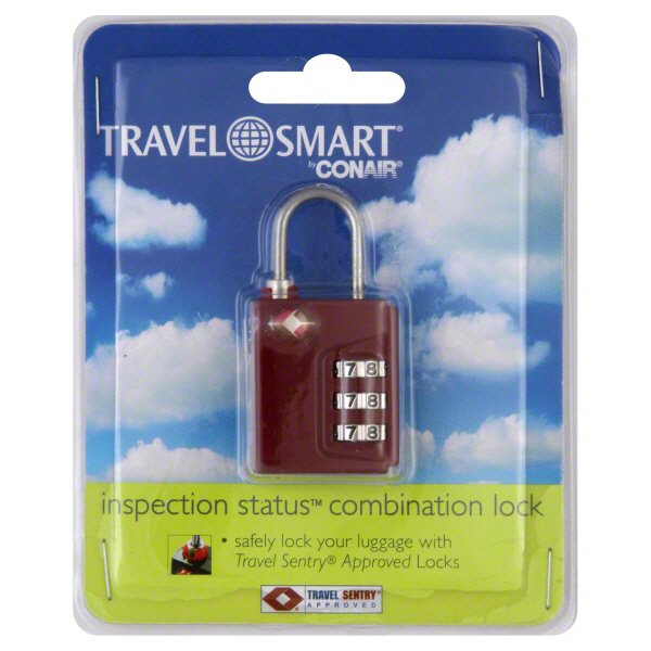 Travel Smart 3 Dial Inspection Status Combination Lock Shop Locks & Keys at HEB