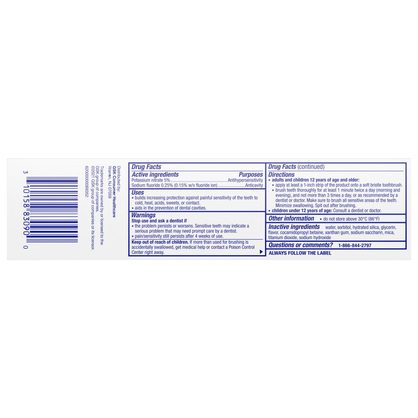 Sensodyne Pronamel Multi-Action Toothpaste - Cleansing Mint; image 7 of 7