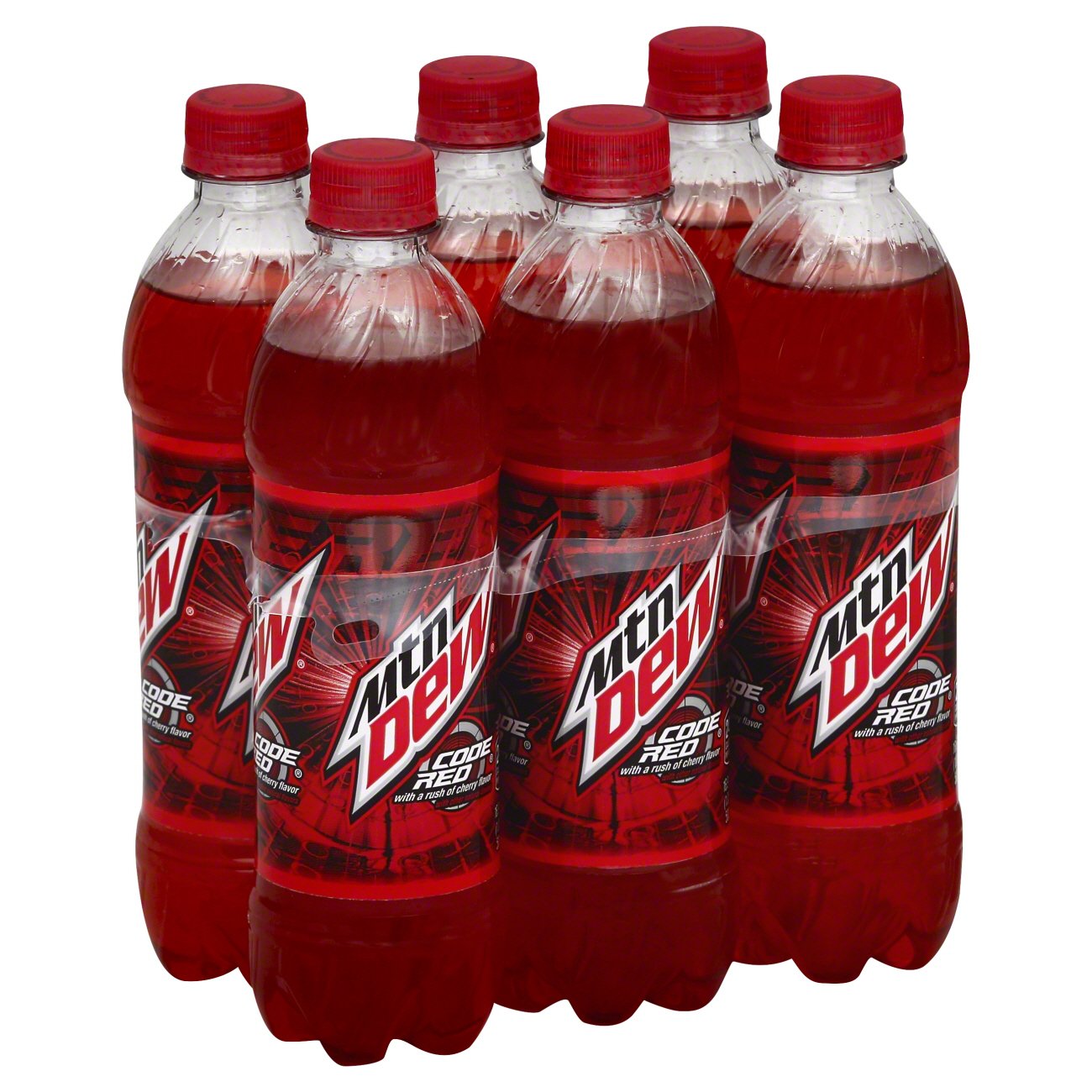 Mountain Dew Code Red Cherry Soda L Bottles Shop Soda At H E B
