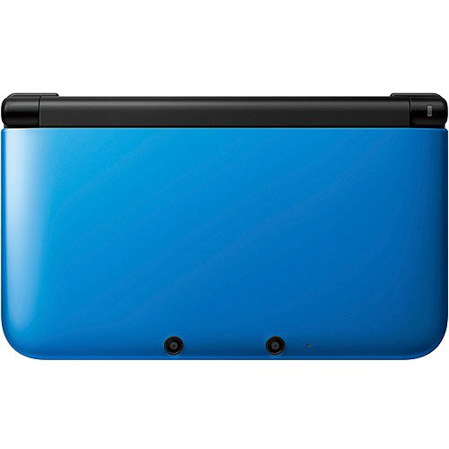 nintendo 3ds xl black and blue