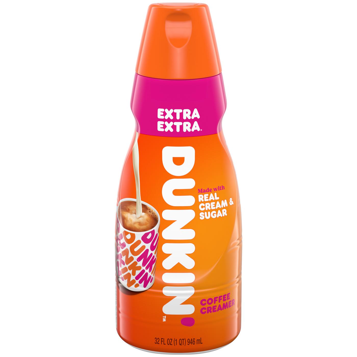 Dunkin' Extra Extra Liquid Coffee Creamer; image 1 of 5