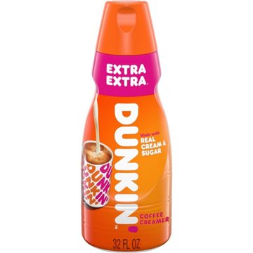 Dunkin' Coffee Creamer - Extra Extra , 32 oz