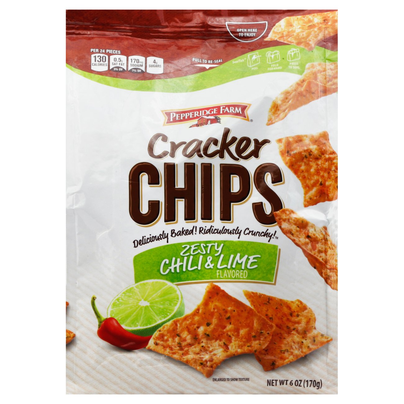 Pepperidge Farm Cracker Chips Zesty Chili and Lime Crackers Shop