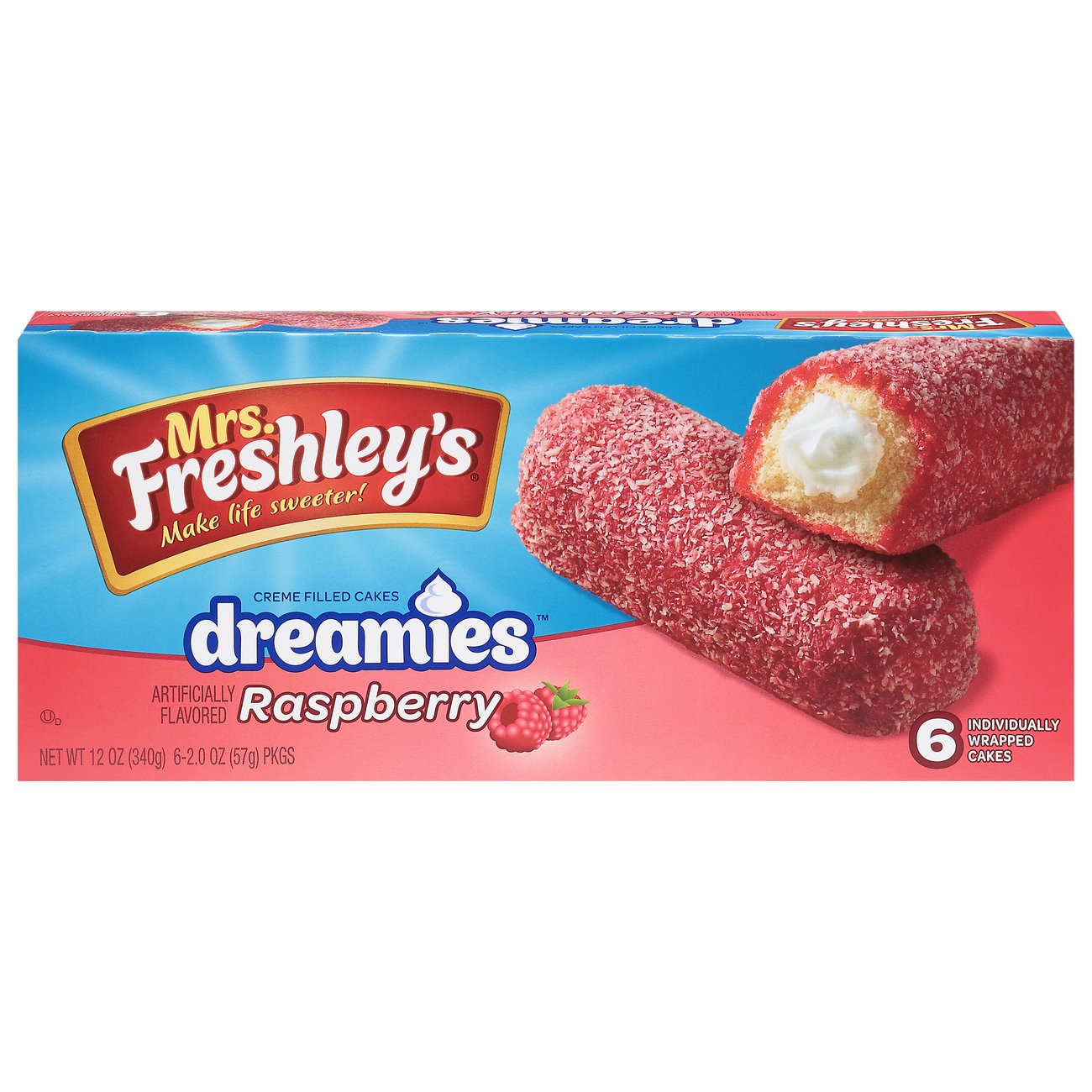 Mrs. Freshley's Raspberry Dreamies - Shop Snack cakes at H-E-B