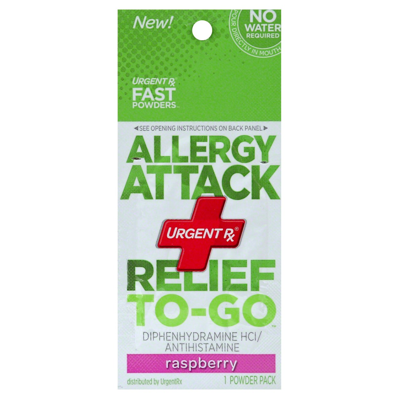 Urgent RX Travel Size Allergy Attack Relief ToGo Raspberry Shop