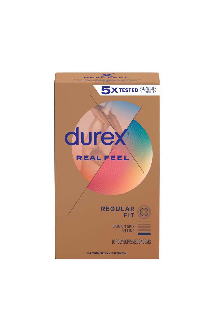 Durex Real Feel Non-Latex Condoms - Regular Fit; image 1 of 5