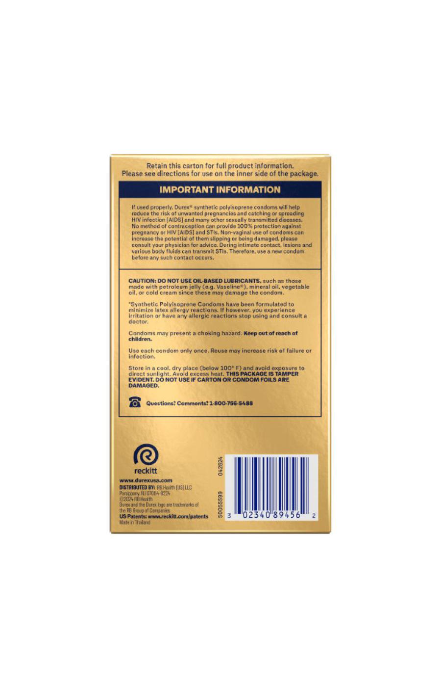 Durex Real Feel Non-Latex Condoms - Regular Fit; image 4 of 5