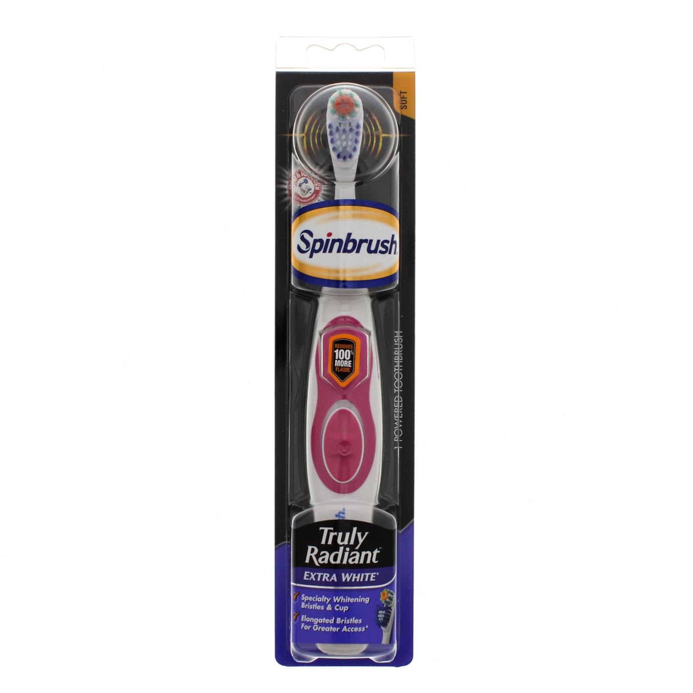 Arm & Hammer Spinbrush Truly Radiant Extra White Powered Toothbrush; image 2 of 4