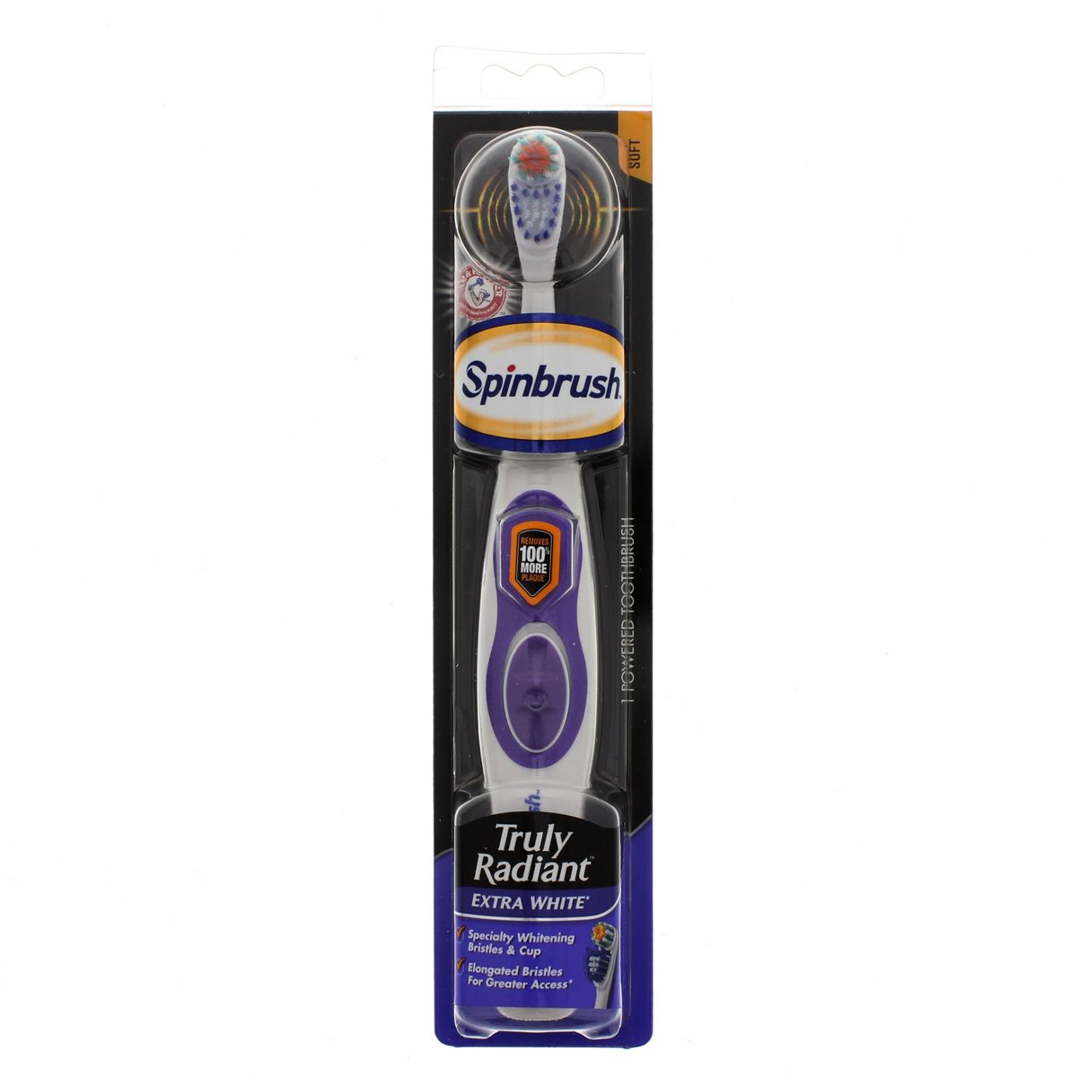 Arm & Hammer Spinbrush Truly Radiant Extra White Powered Toothbrush; image 4 of 4