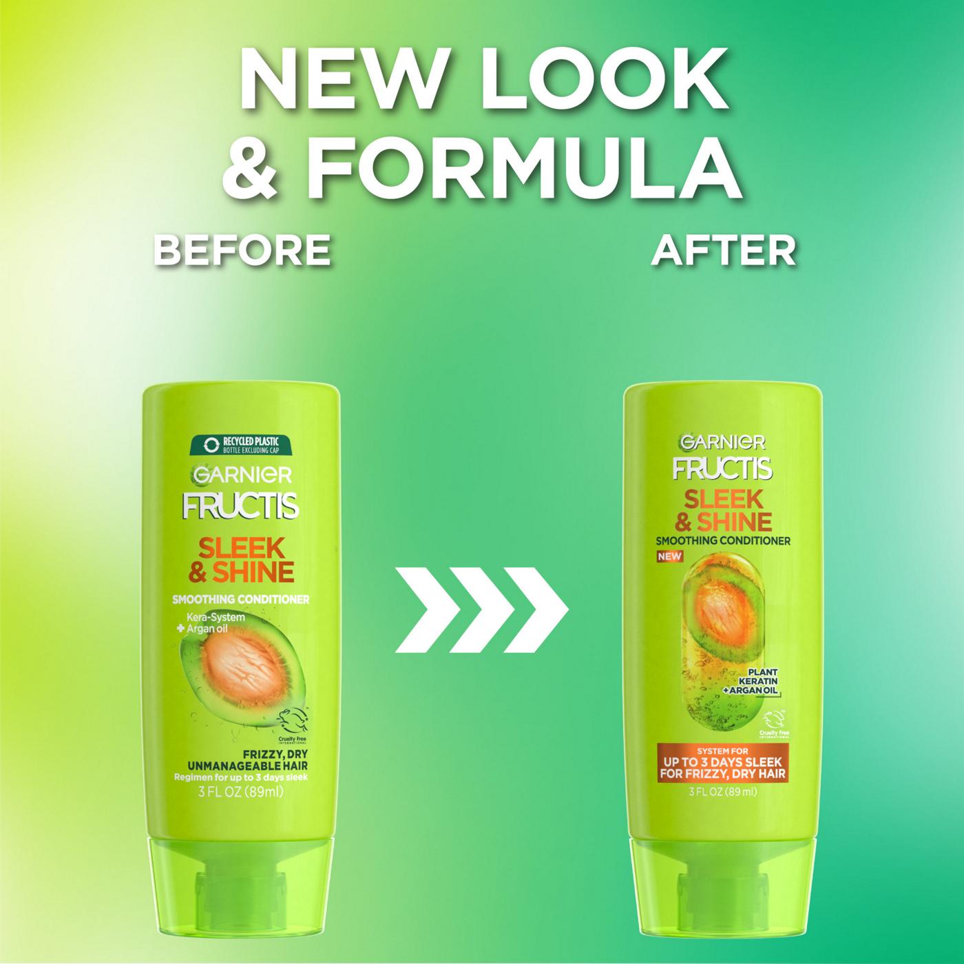 Garnier Fructis Sleek & Shine Smoothing Conditioner; image 4 of 6