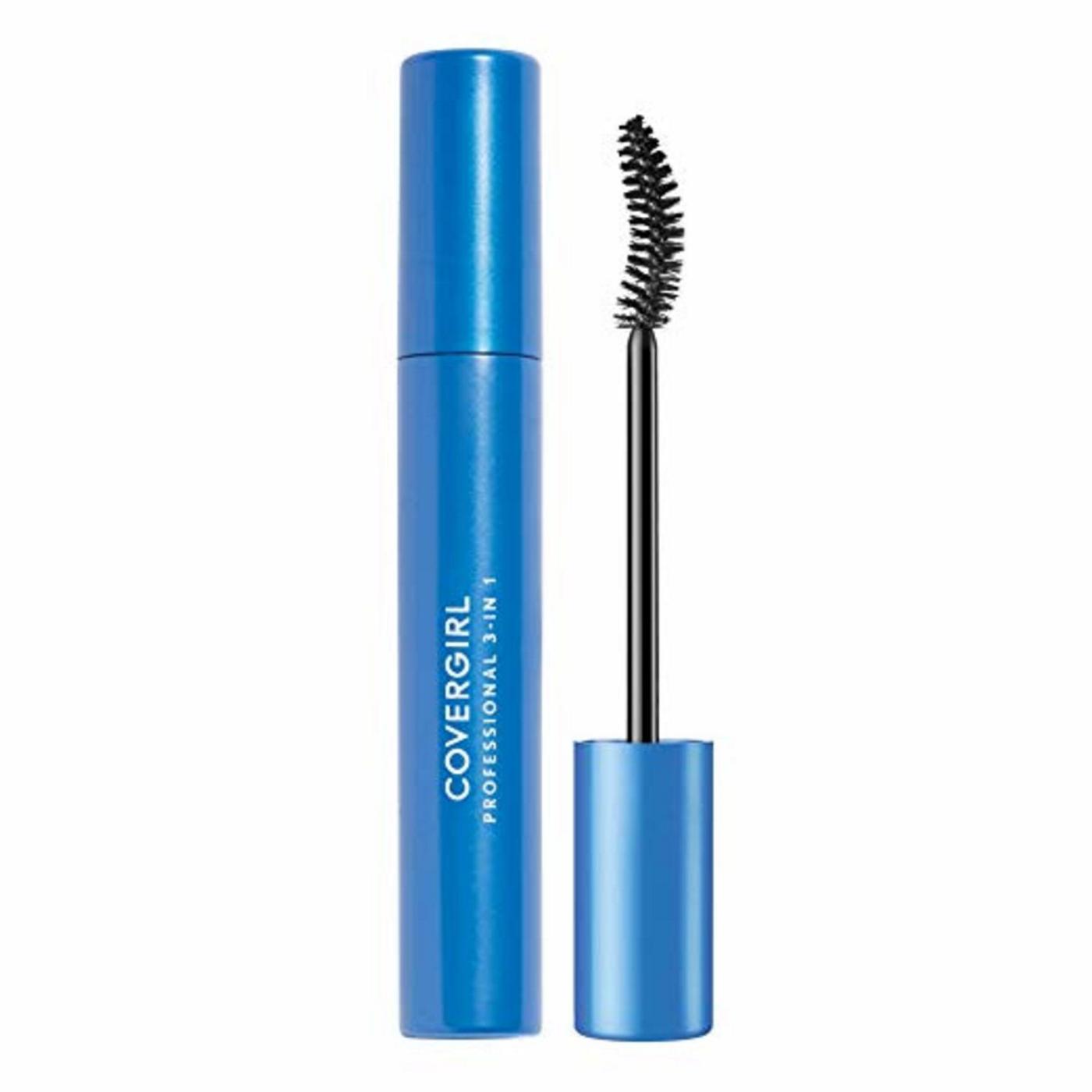Covergirl Professional 3-in-1 Curved Brush Mascara 205 Black; image 3 of 4
