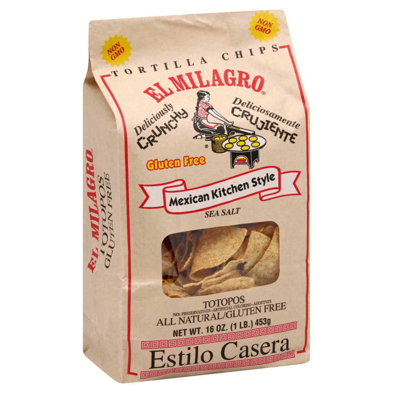 El Milagro Totopos Thick Salted Tortilla Chips Shop Chips at HEB