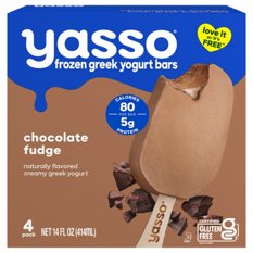 Yasso Chocolate Fudge Frozen Greek Yogurt Bars, 4 ct | Joe V's