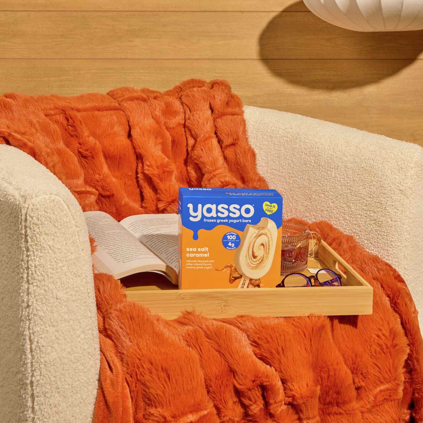 Yasso Sea Salt Caramel Frozen Greek Yogurt Bars; image 5 of 8