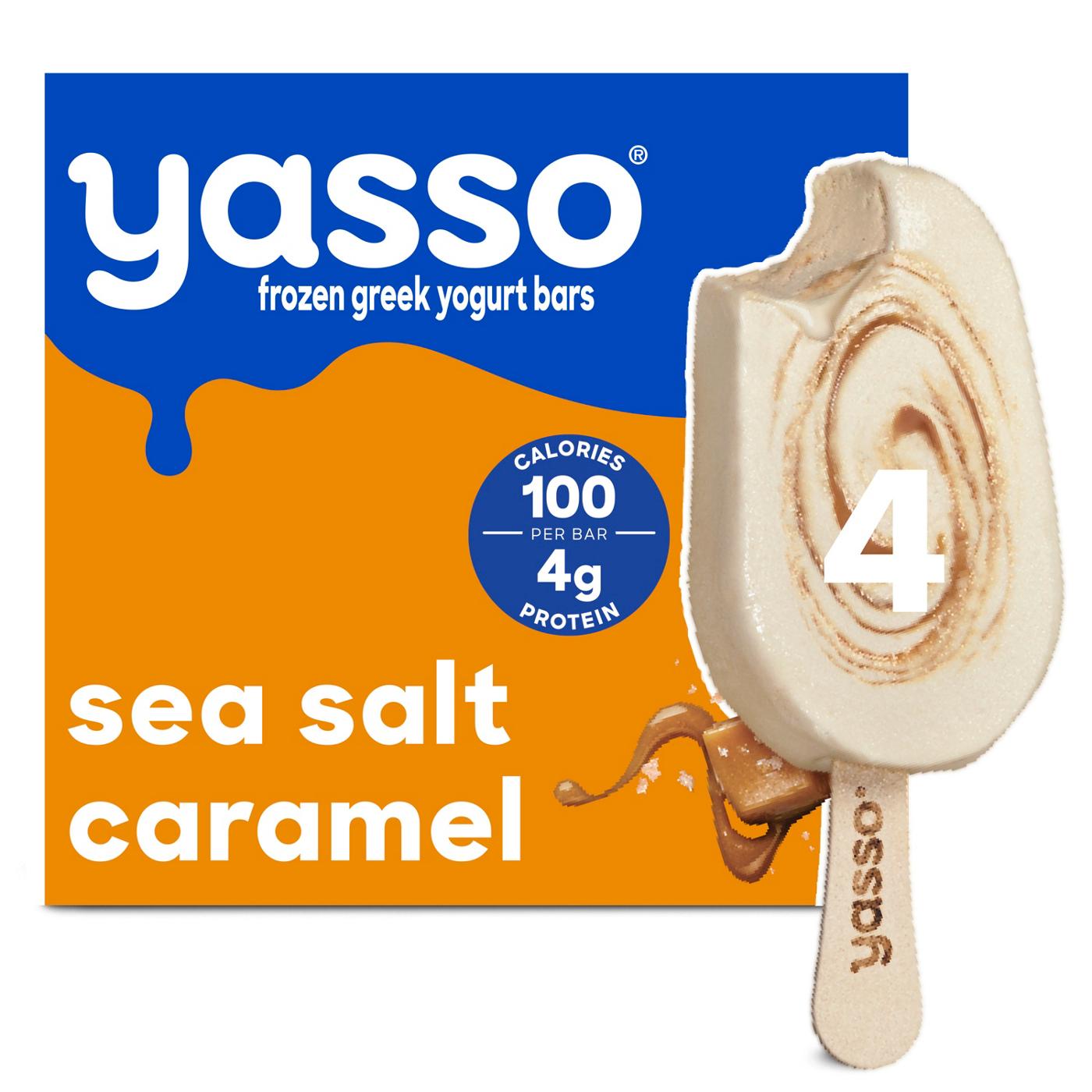 Yasso Sea Salt Caramel Frozen Greek Yogurt Bars; image 8 of 8