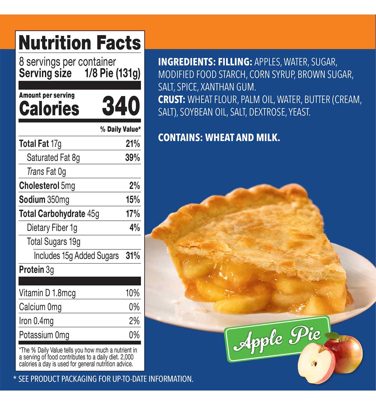 Mrs. Smith's Frozen Original Flaky Crust Apple Pie; image 3 of 10