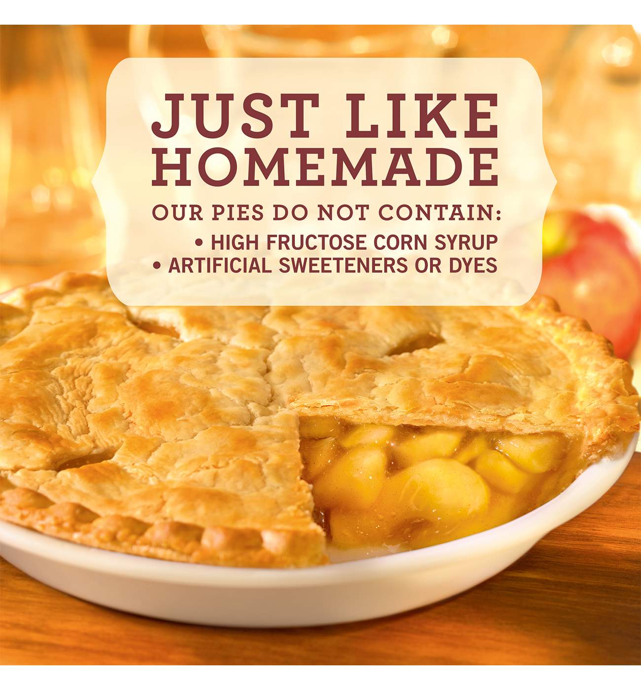 Mrs. Smith's Original Flaky Crust Apple Pie; image 4 of 7