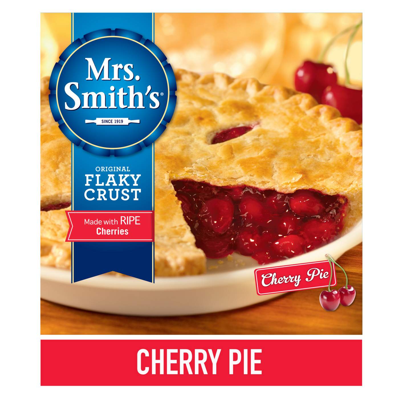 Mrs. Smith's Frozen Original Flaky Crust Cherry Pie; image 3 of 10