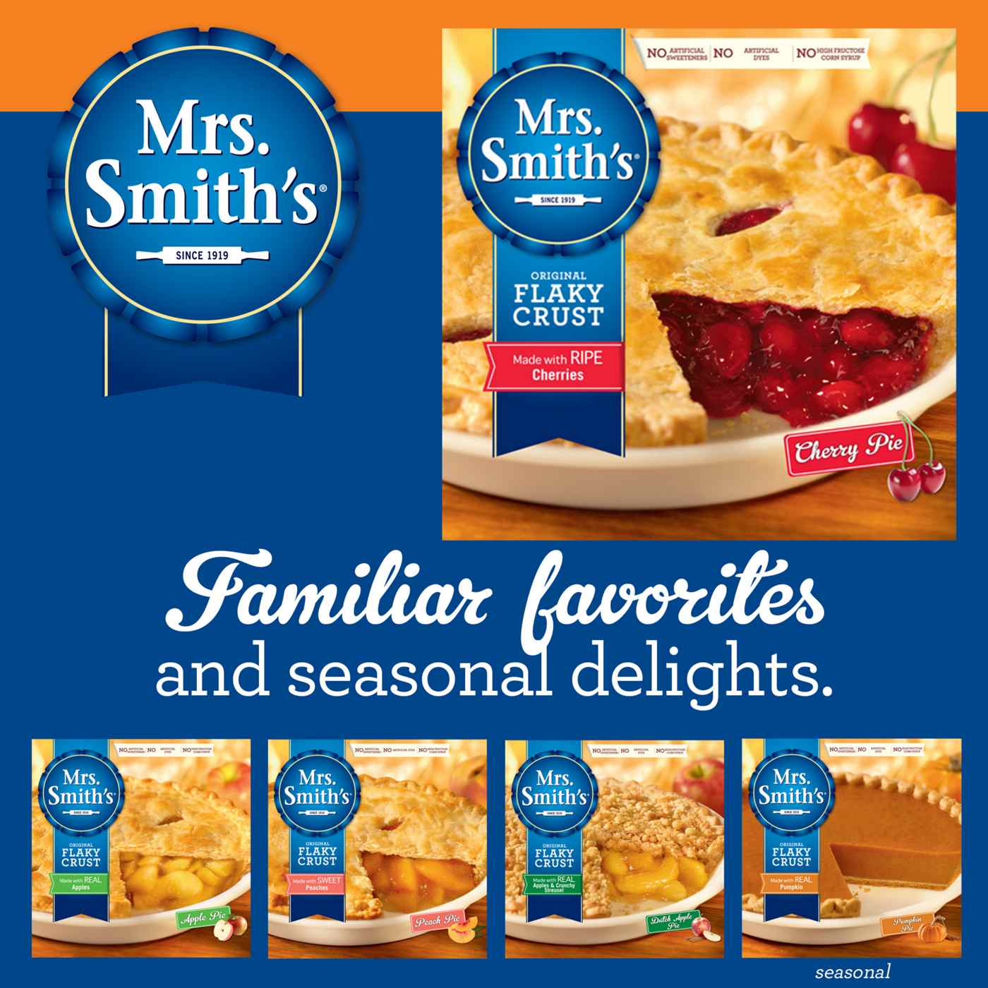 Mrs. Smith's Frozen Original Flaky Crust Cherry Pie; image 6 of 10